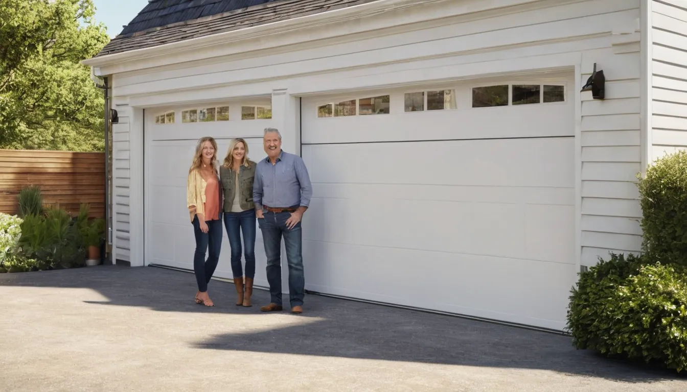 A homeowner talking with a garage door provider near Channahon